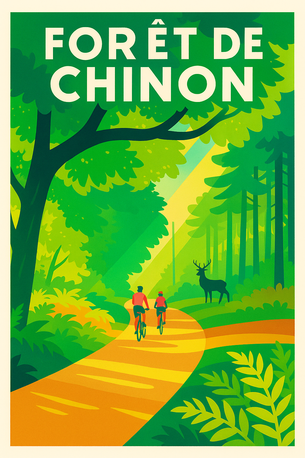 Affiche de Forêt de Chinon - Une escapade naturelle au cœur du Val de Loire