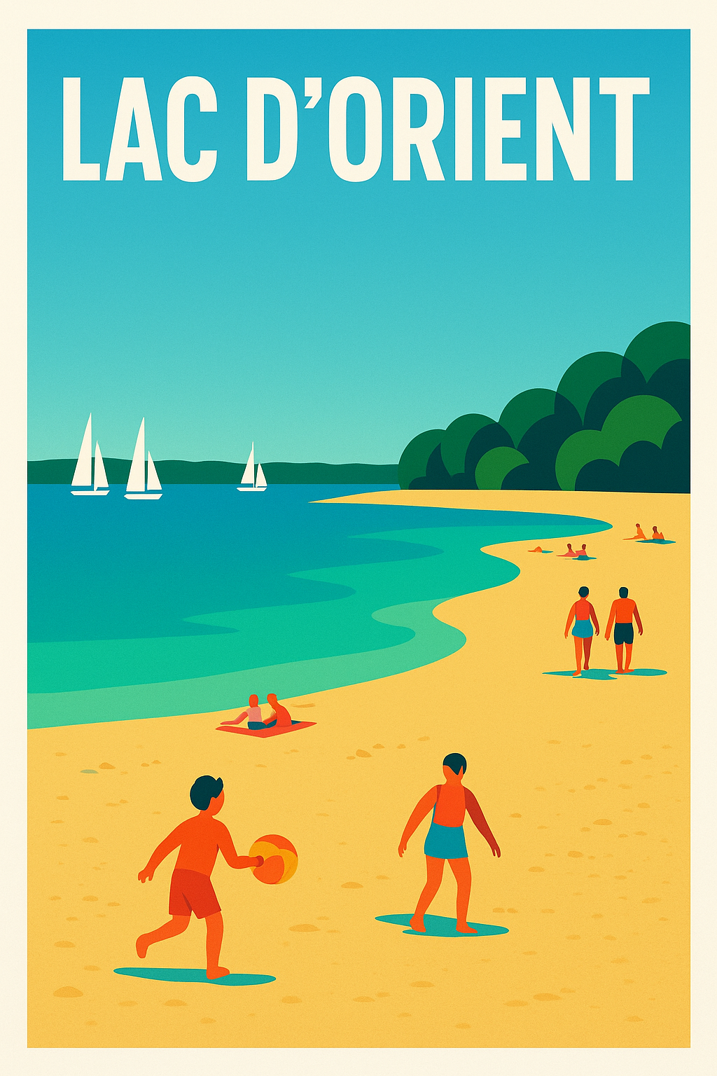 Affiche de Lac d'Orient - Évasion solaire au cœur de la Champagne
