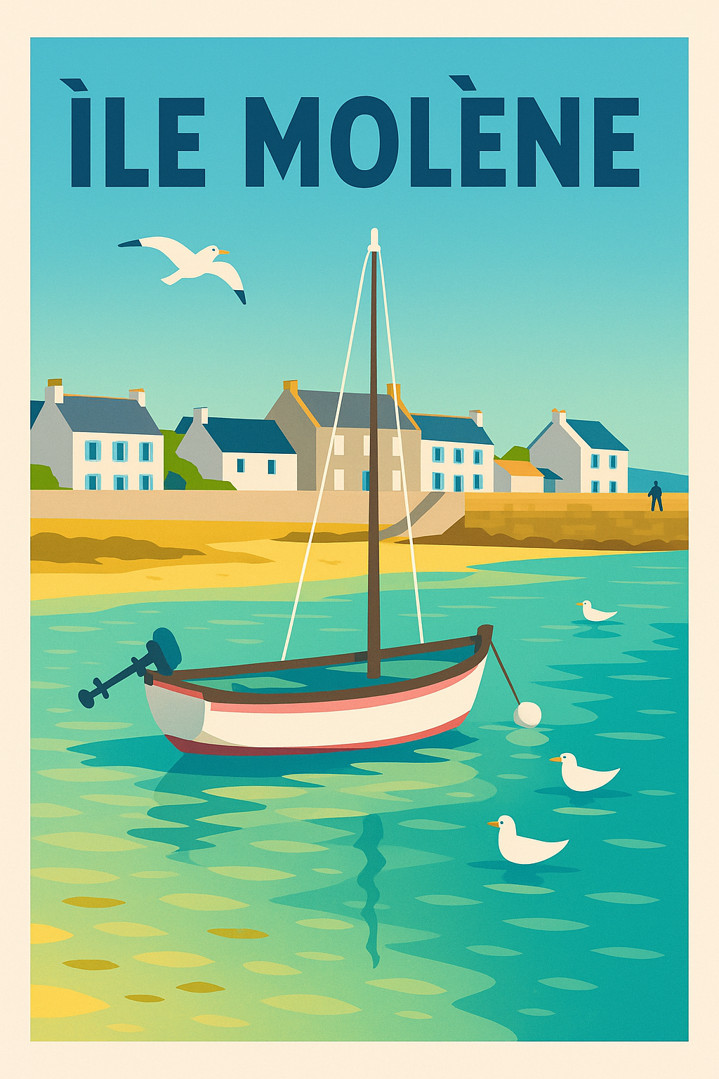 Affiche de Île Molène - L'authenticité sauvage du Finistère
