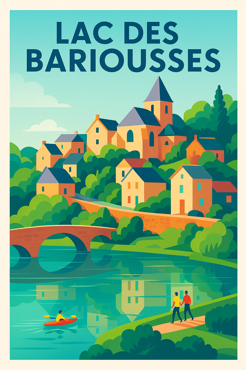 Affiche de Lac des Bariousses - Évasion bucolique en Corrèze
