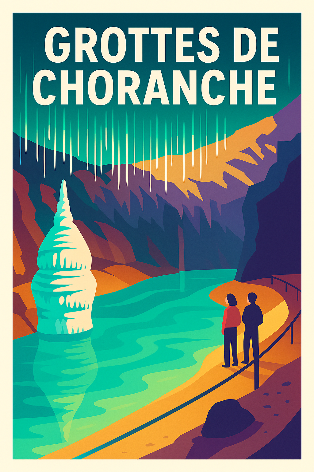 Affiche de Grottes de Choranche - Un voyage onirique au cœur du Vercors