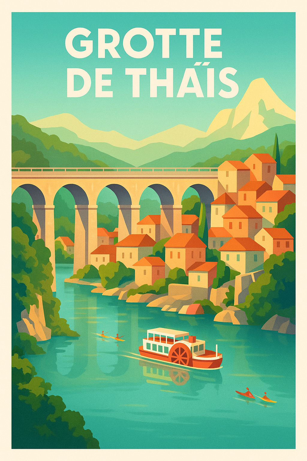 Affiche de Grotte de Thaïs - Voyage au cœur du Vercors
