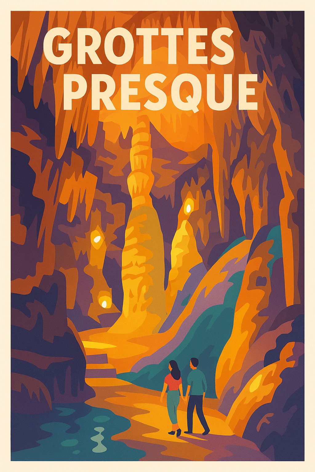 Affiche de Grottes de Presque - Plongez au cœur des cathédrales de cristal