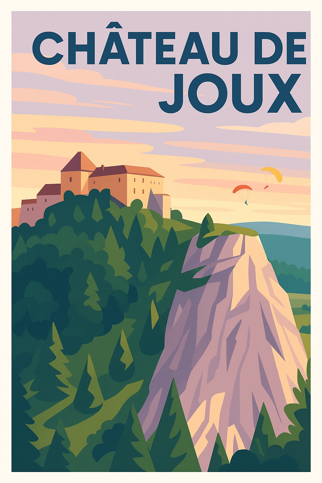 Affiche de Château de Joux - La sentinelle impériale du Jura
