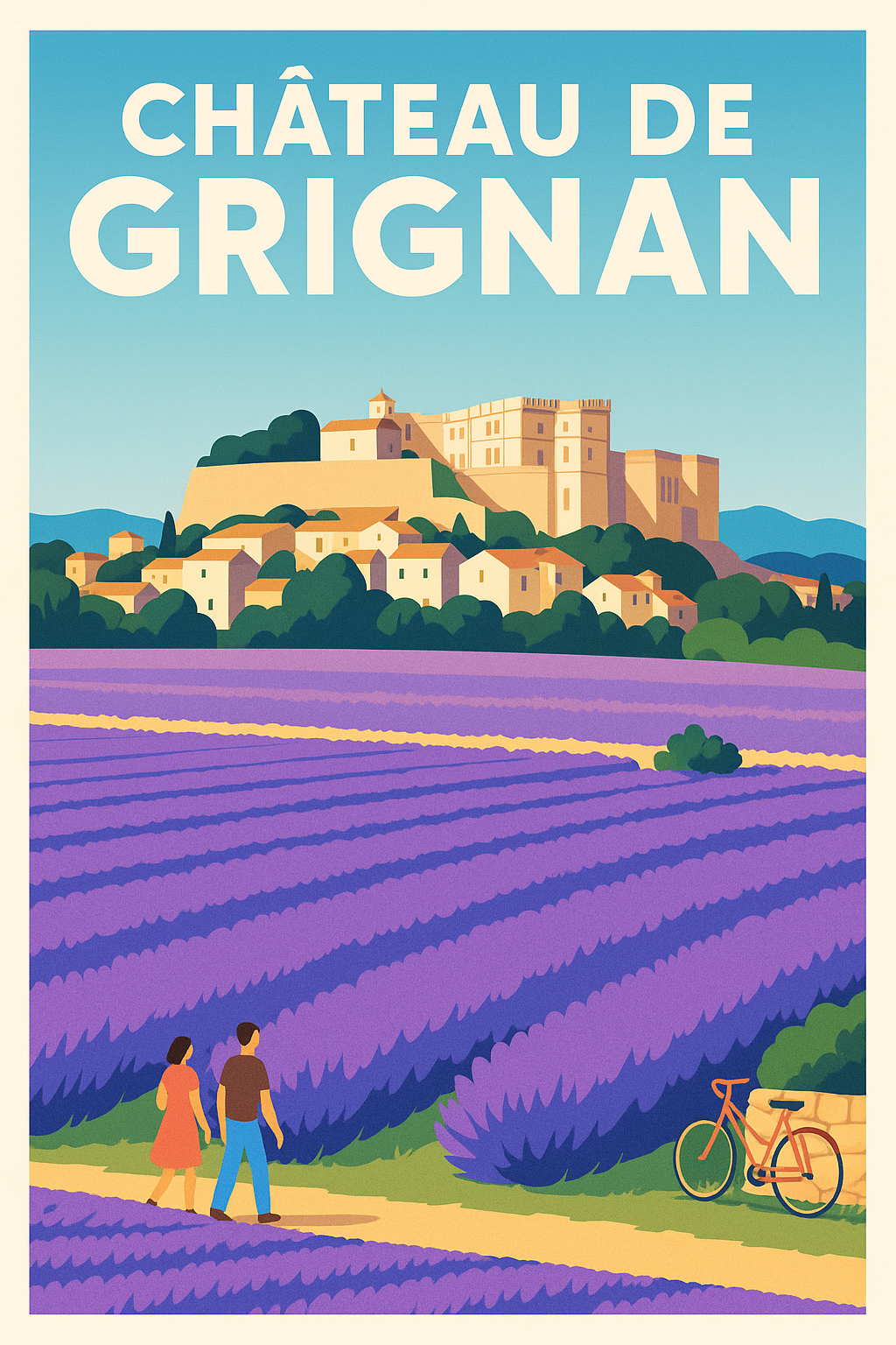 Affiche de Château de Grignan - L'élégance de la Drôme Provençale