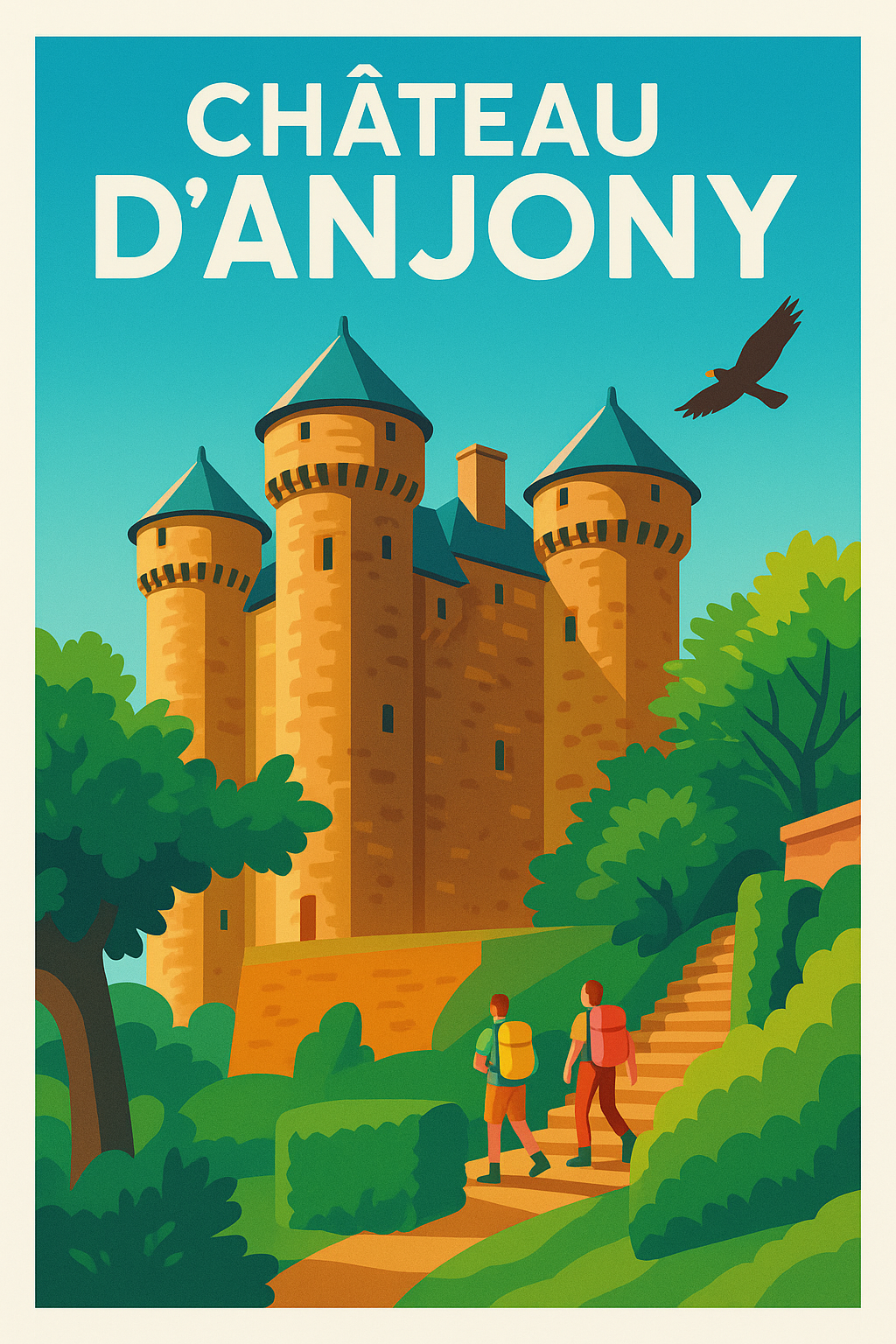 Affiche de Château d'Anjony - L'élégance médiévale au cœur du Cantal