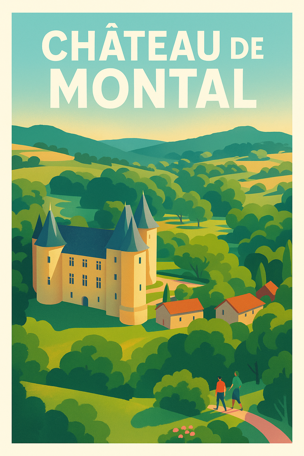 Affiche de Château de Montal - L'élégance de la Renaissance au cœur du Lot