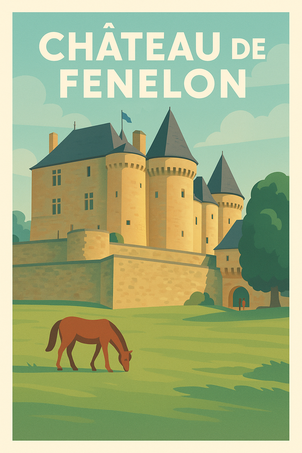 Affiche de Château de Fénelon - L'élégance du Périgord Noir en affiche
