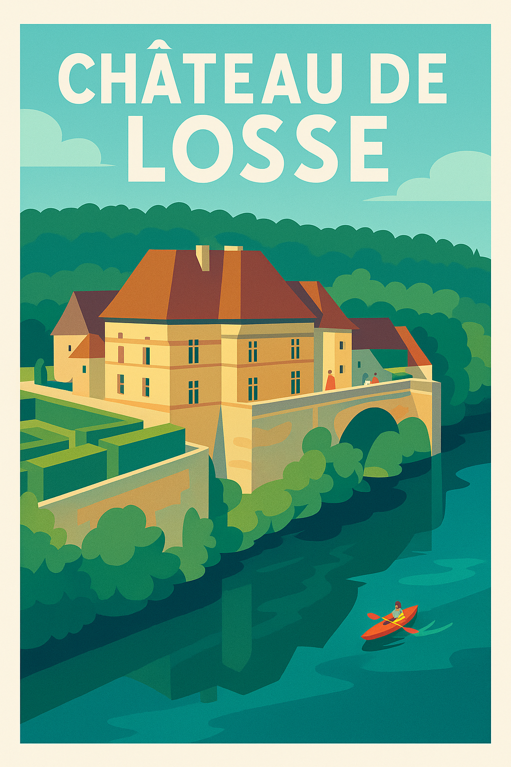 Affiche de Château de Losse - L'élégance de la Renaissance au fil de la Vézère