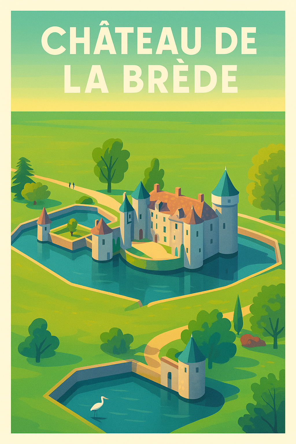 Affiche de Château de La Brède - L'élégance historique de Montesquieu chez vous