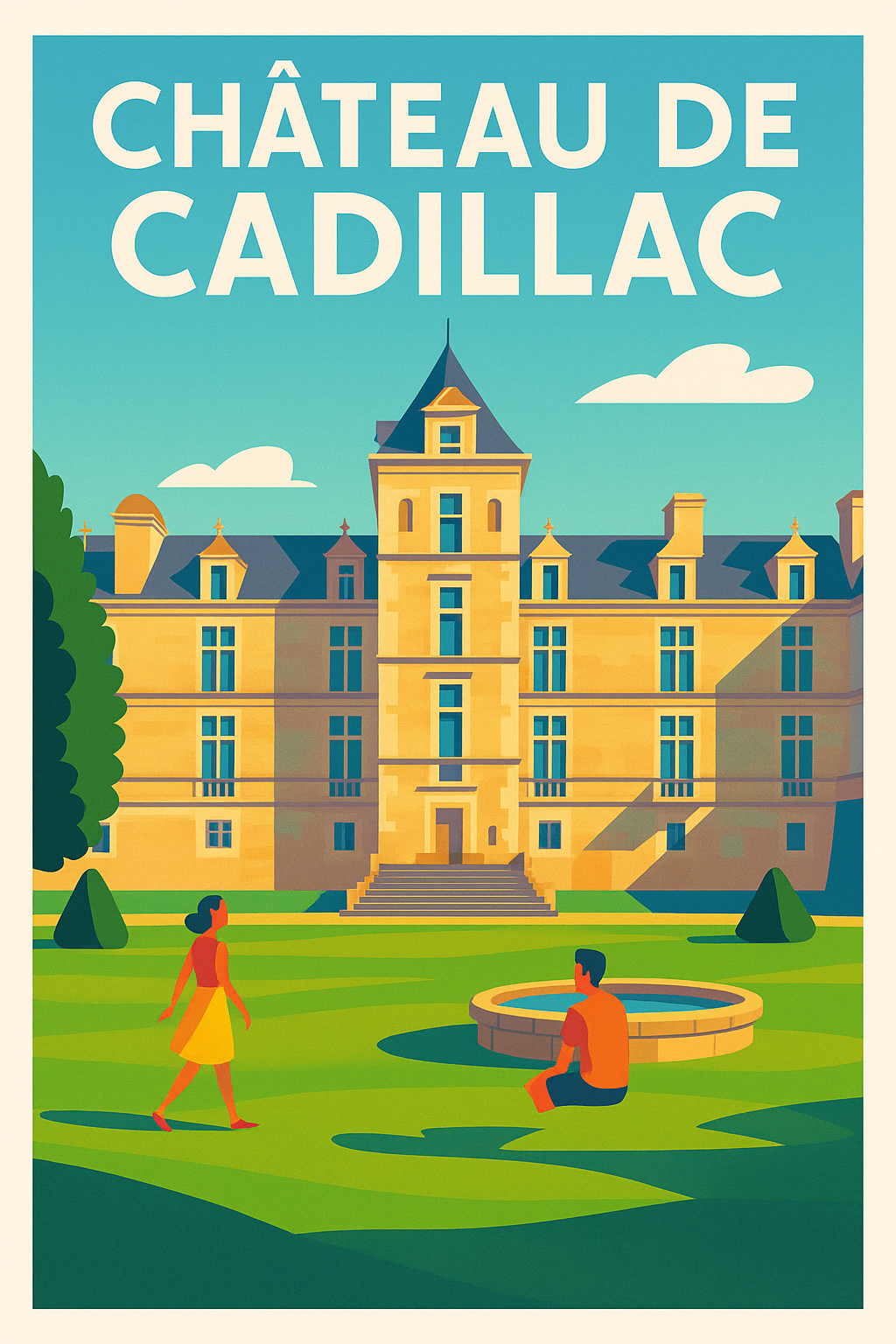 Affiche de Château de Cadillac - L'élégance ducale au cœur de la Gironde