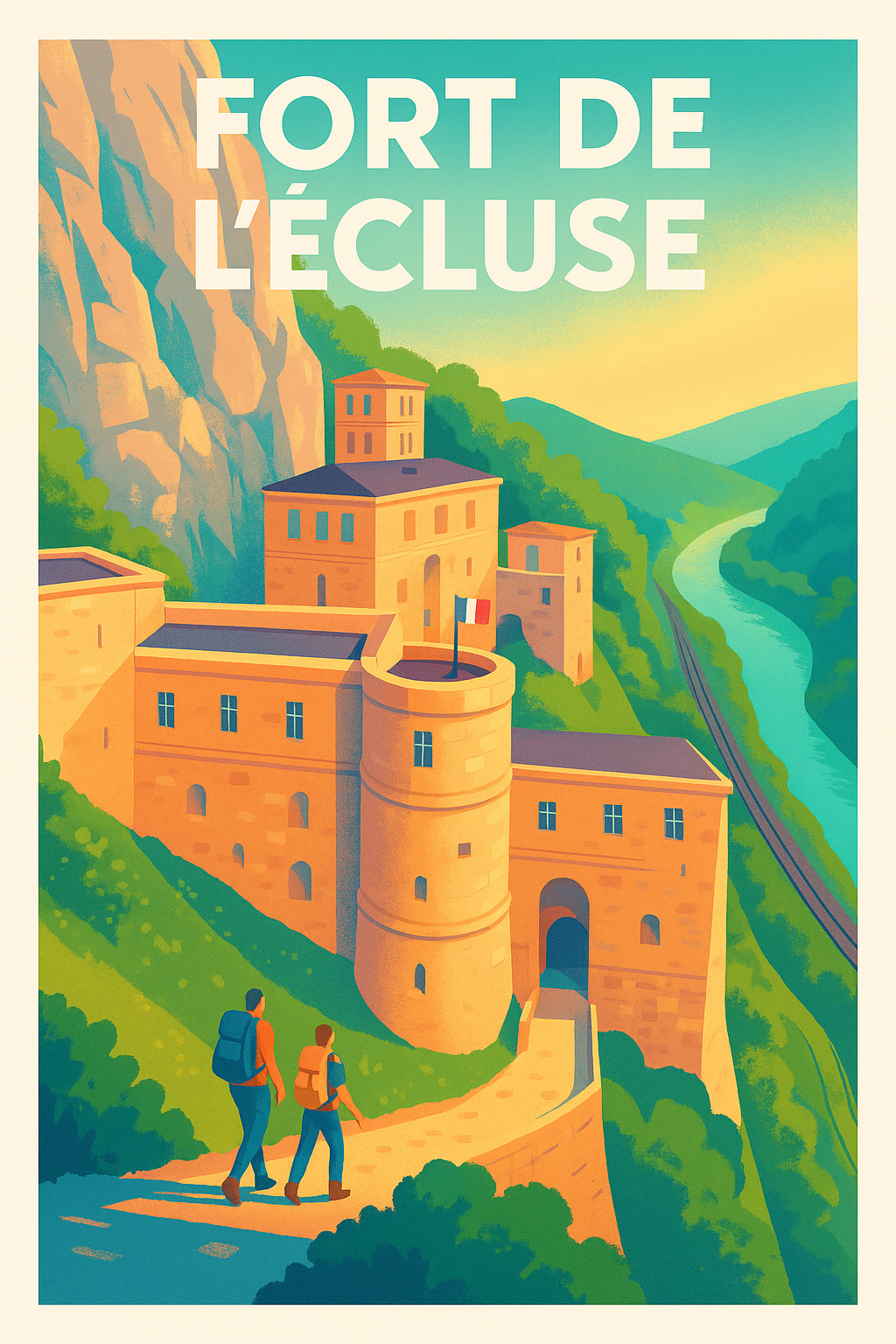 Affiche de Fort de l'Écluse - L'histoire entre Rhône et montagnes