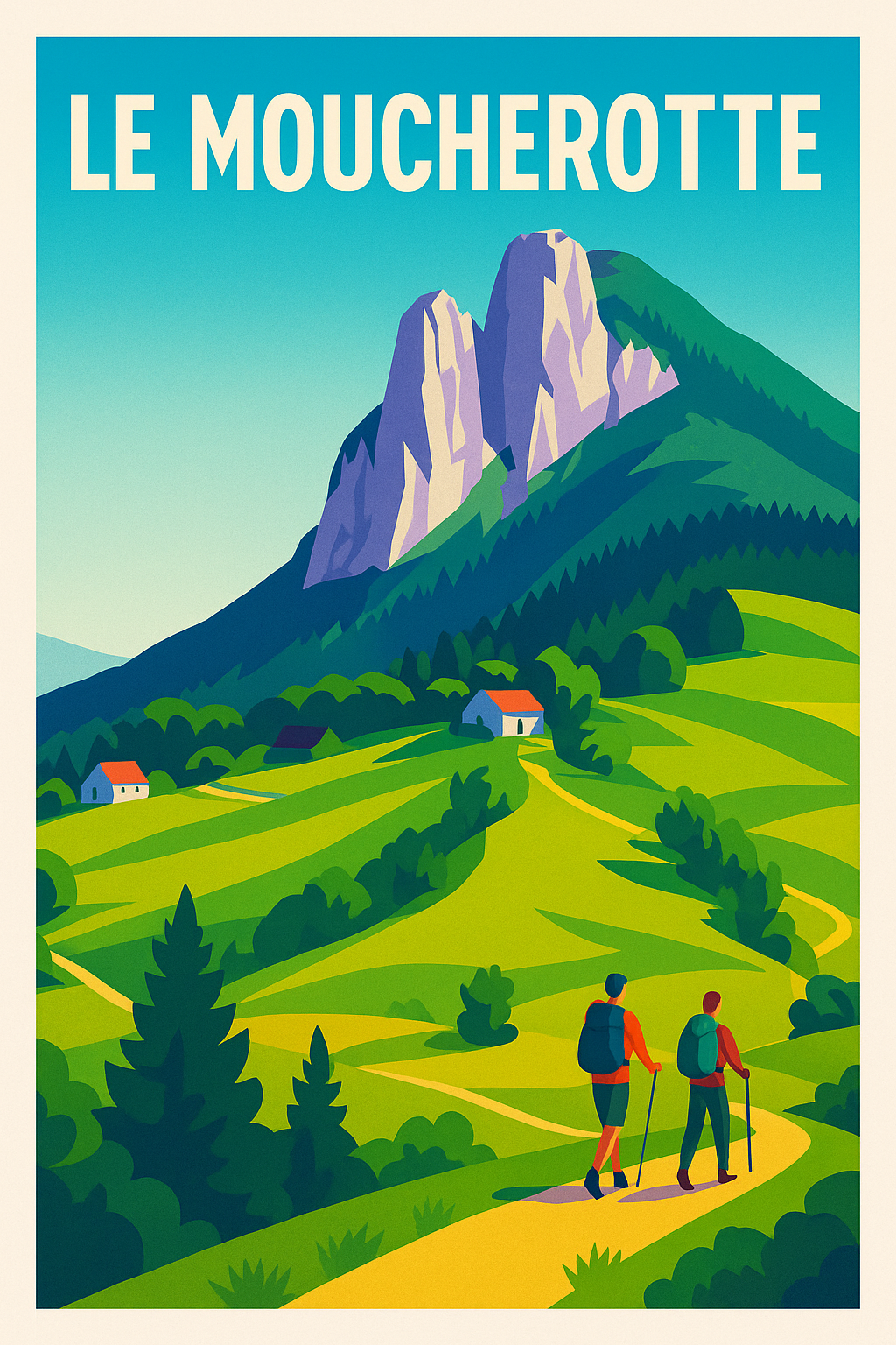 Affiche de Le Moucherotte - Le balcon majestueux du Vercors