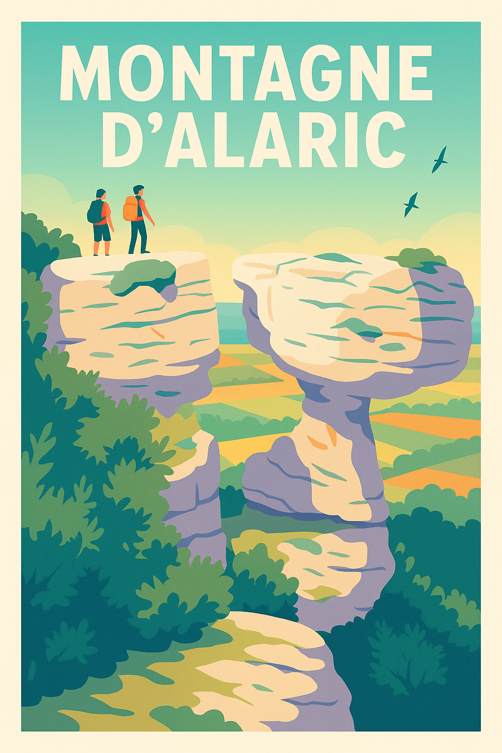 Affiche de Montagne d'Alaric - L'appel des sommets et de la nature sauvage