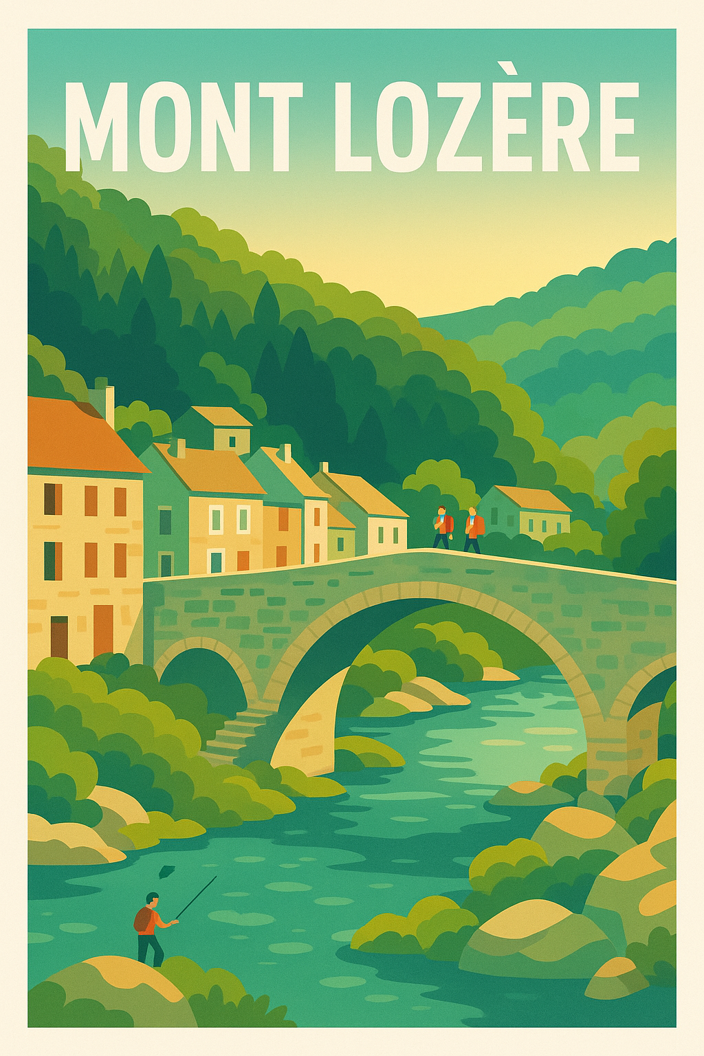 Affiche de Mont Lozère - Évasion sauvage au cœur des Cévennes