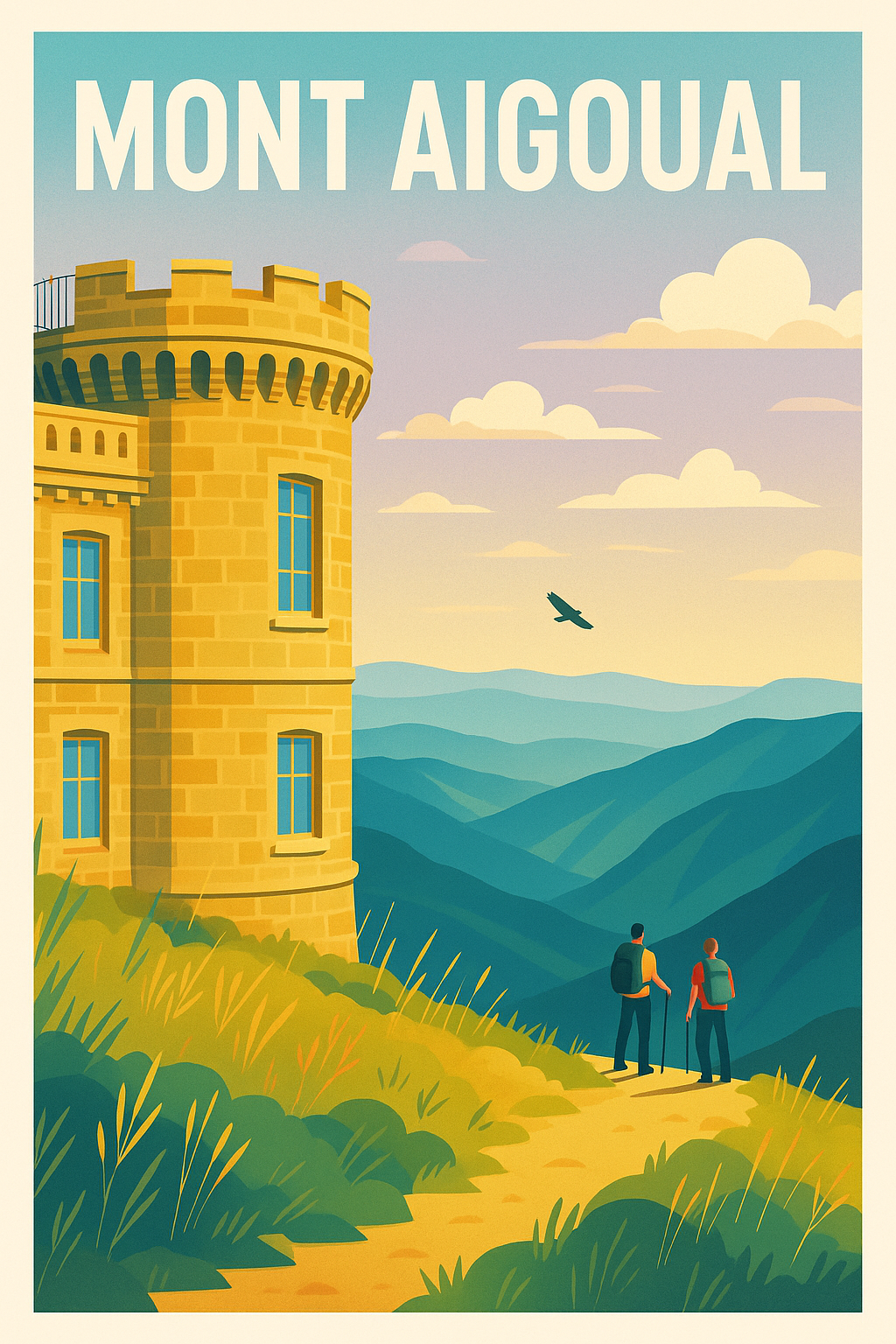 Affiche de Mont Aigoual - Sommet des Cévennes et panorama infini