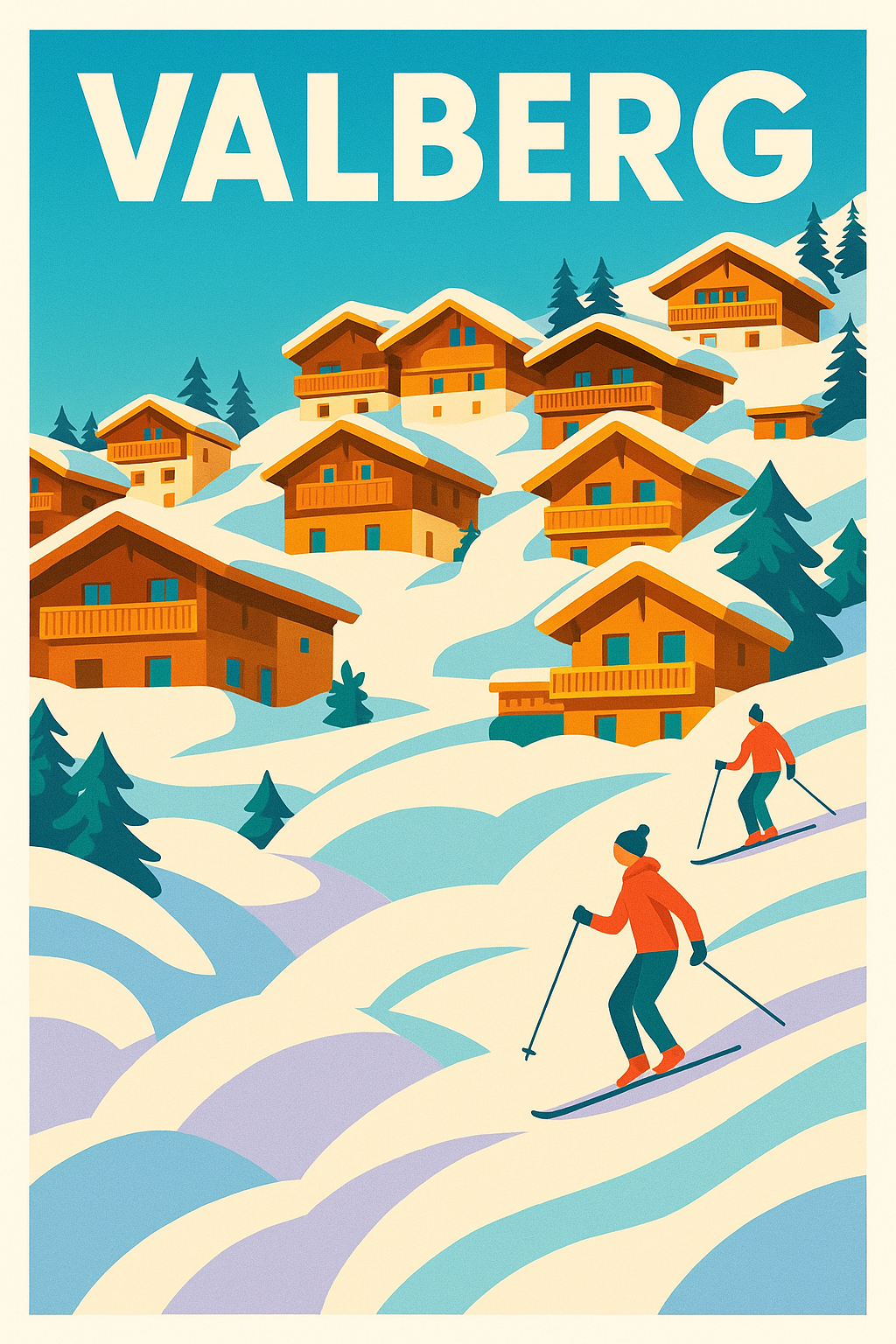 Affiche de Valberg - Le charme authentique des Alpes du Sud