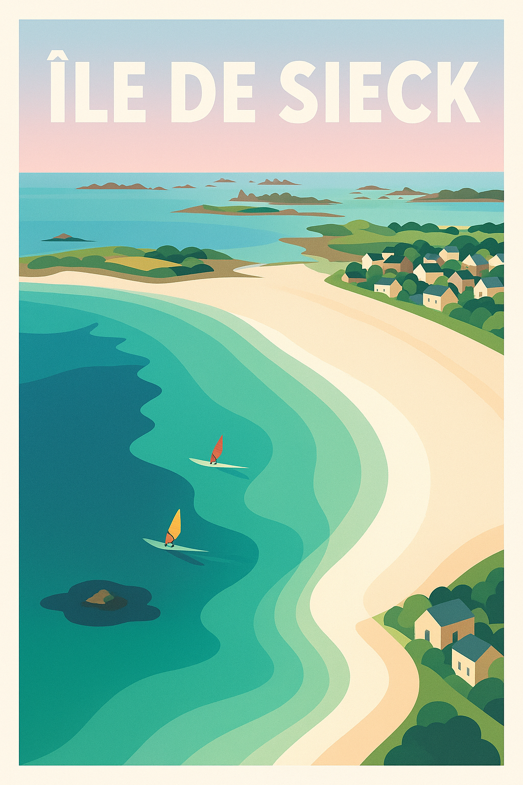 Affiche de Île de Sieck - Évasion sauvage au cœur du Finistère
