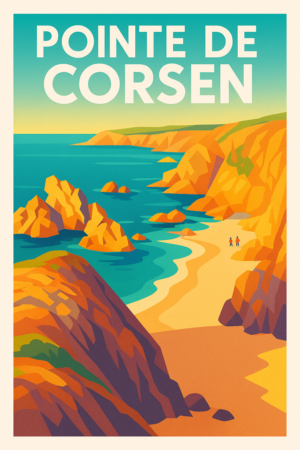 Affiche de Pointe de Corsen - L'éclat sauvage du bout du monde