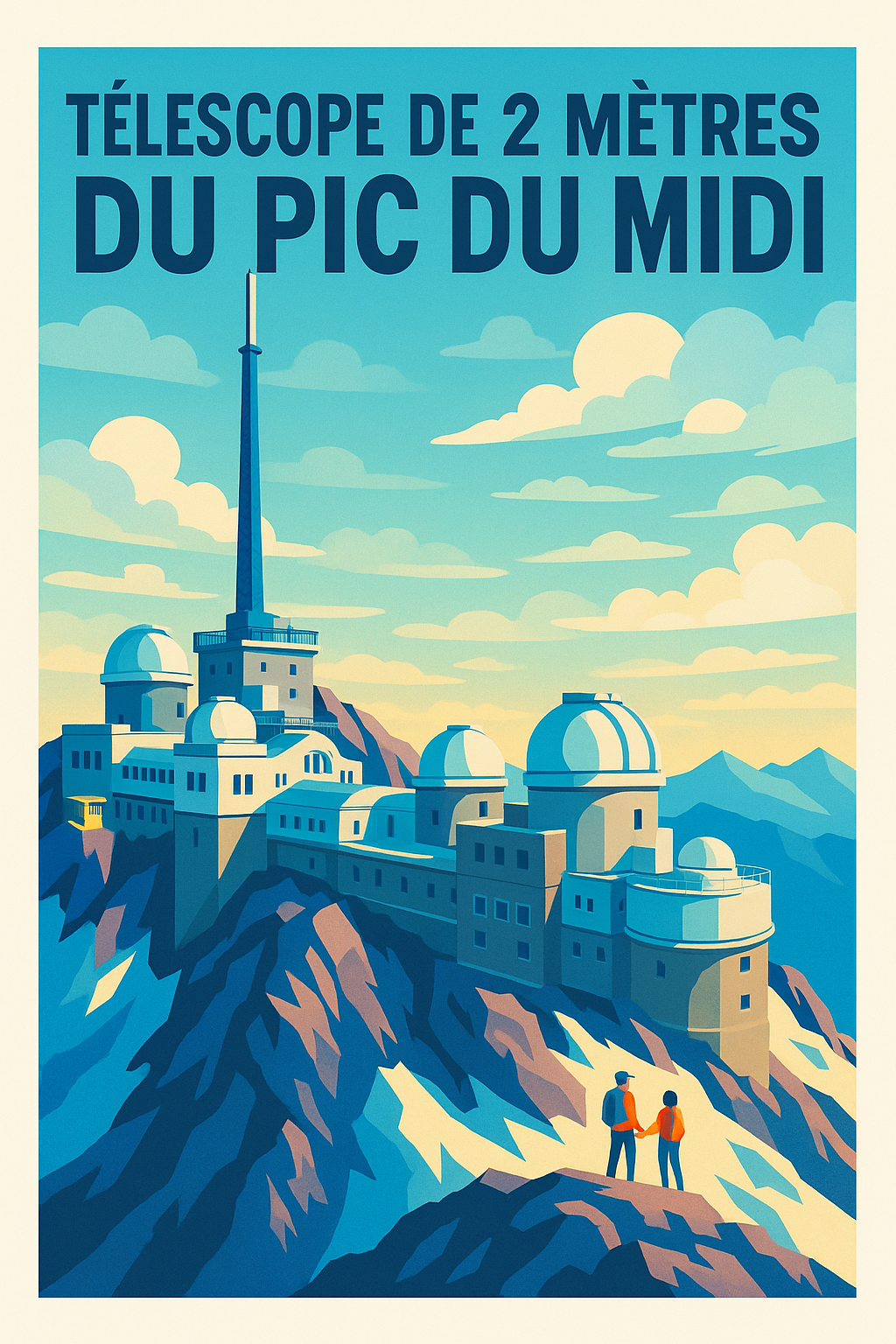 Affiche du Pic du Midi, poster Pyrénées | Afich