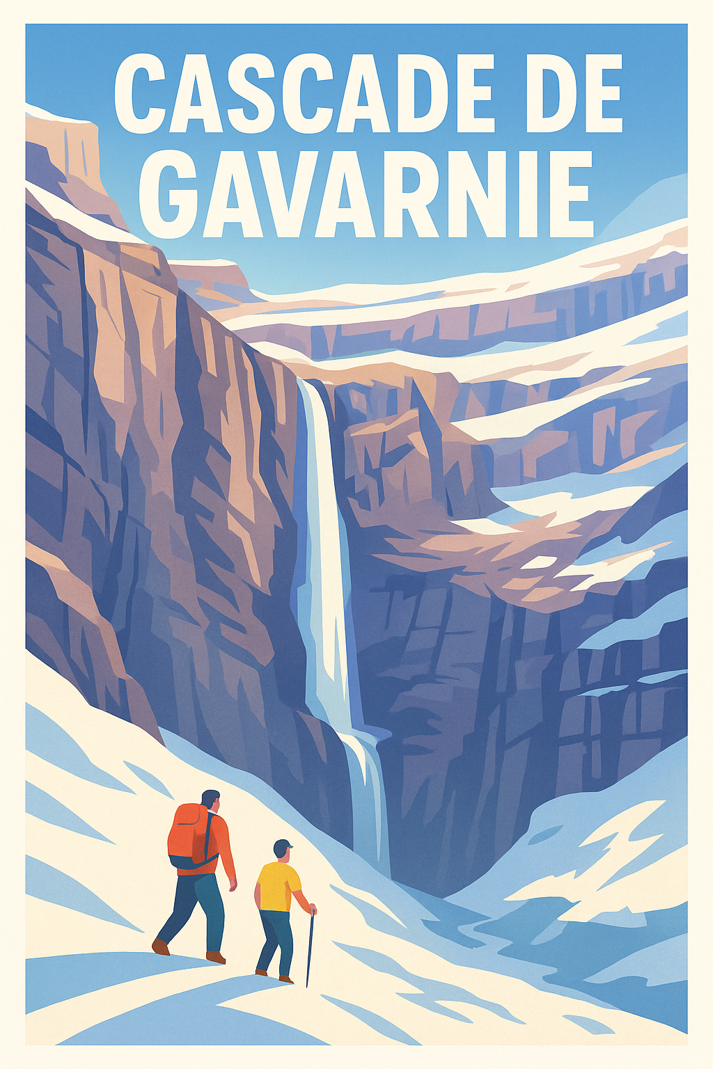Affiche de Cascade de Gavarnie - Le souffle majestueux des Pyrénées