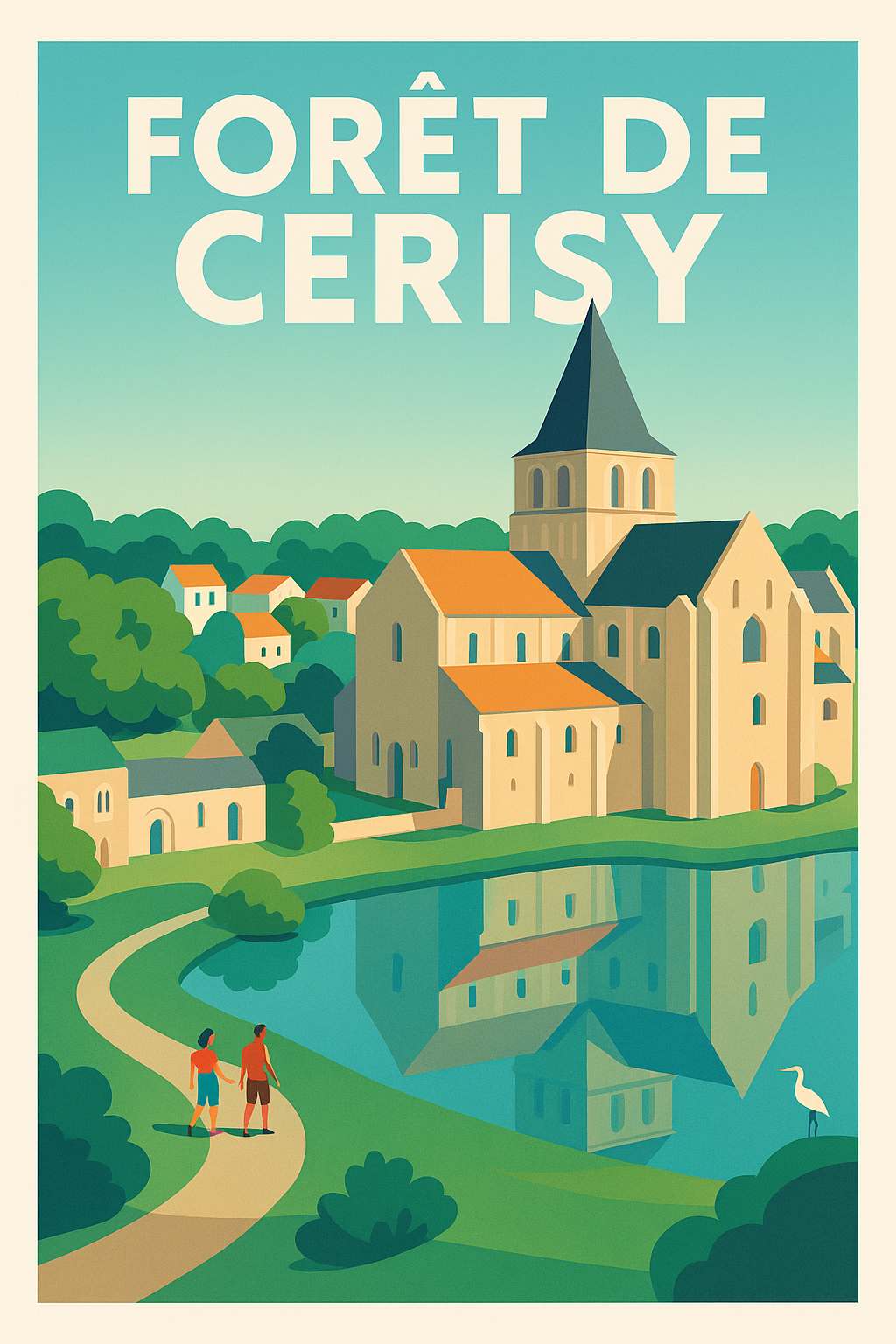 Affiche de Forêt de Cerisy - L'élégance du patrimoine normand au cœur de la nature