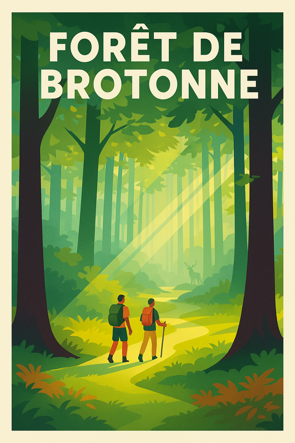 Affiche de Forêt de Brotonne - Une immersion sauvage au cœur de la Normandie