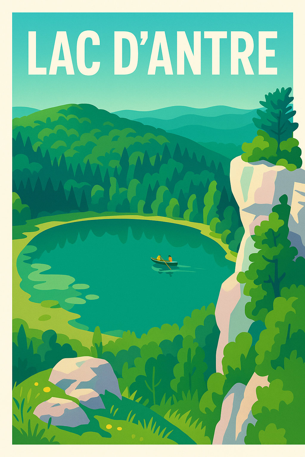 Affiche de Lac d'Antre - Évasion sauvage au cœur du Jura