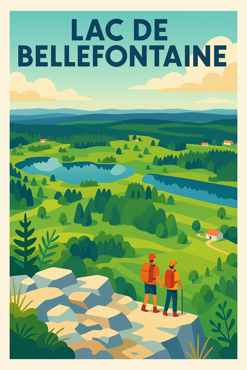 Affiche de Lac de Bellefontaine - Évasion sauvage au cœur du Jura