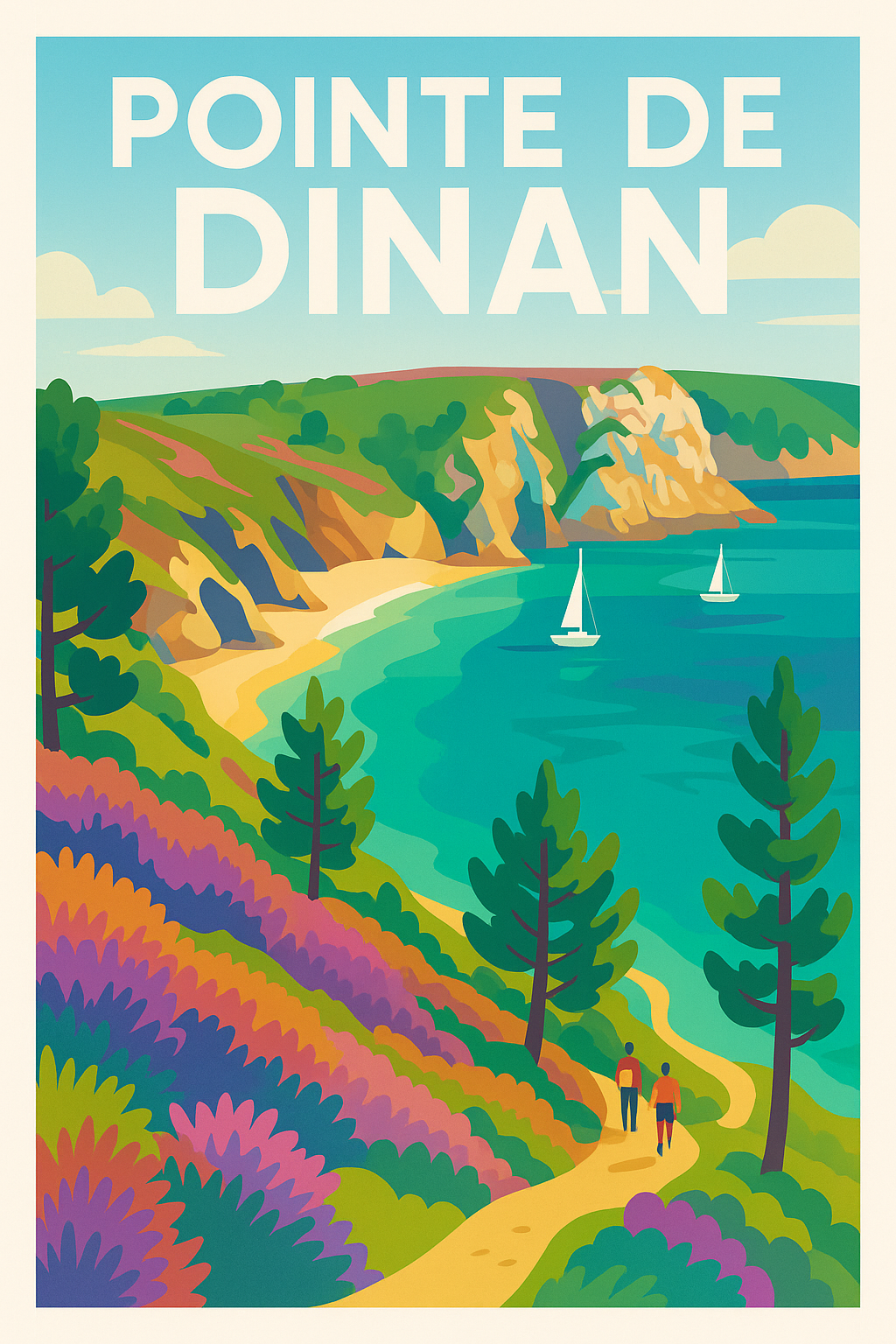 Affiche de Pointe de Dinan - L'évasion sauvage au cœur de la presqu'île de Crozon