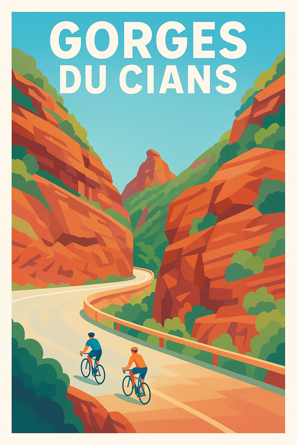 Affiche de Gorges du Cians - La splendeur du Colorado Niçois chez vous