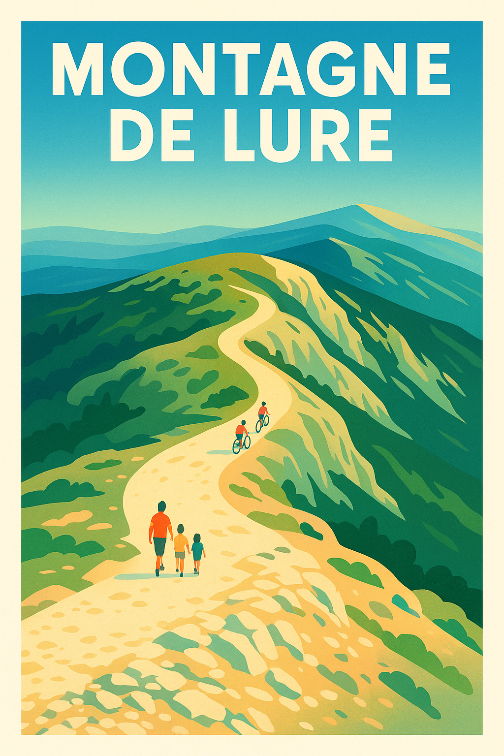 Affiche de Montagne de Lure - L'évasion sauvage au sommet de la Provence