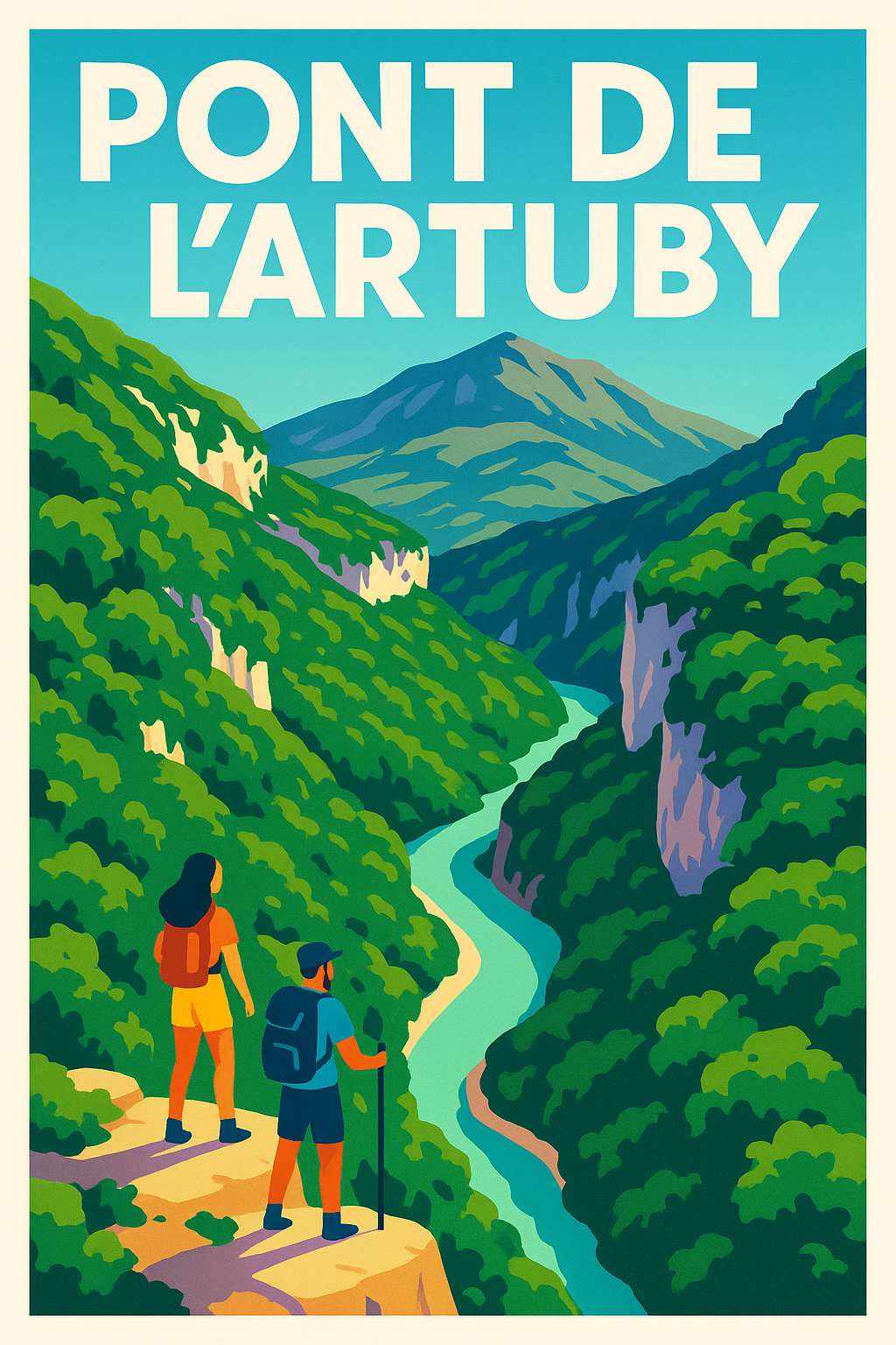 Affiche de Pont de l'Artuby - L'appel sauvage des Gorges du Verdon