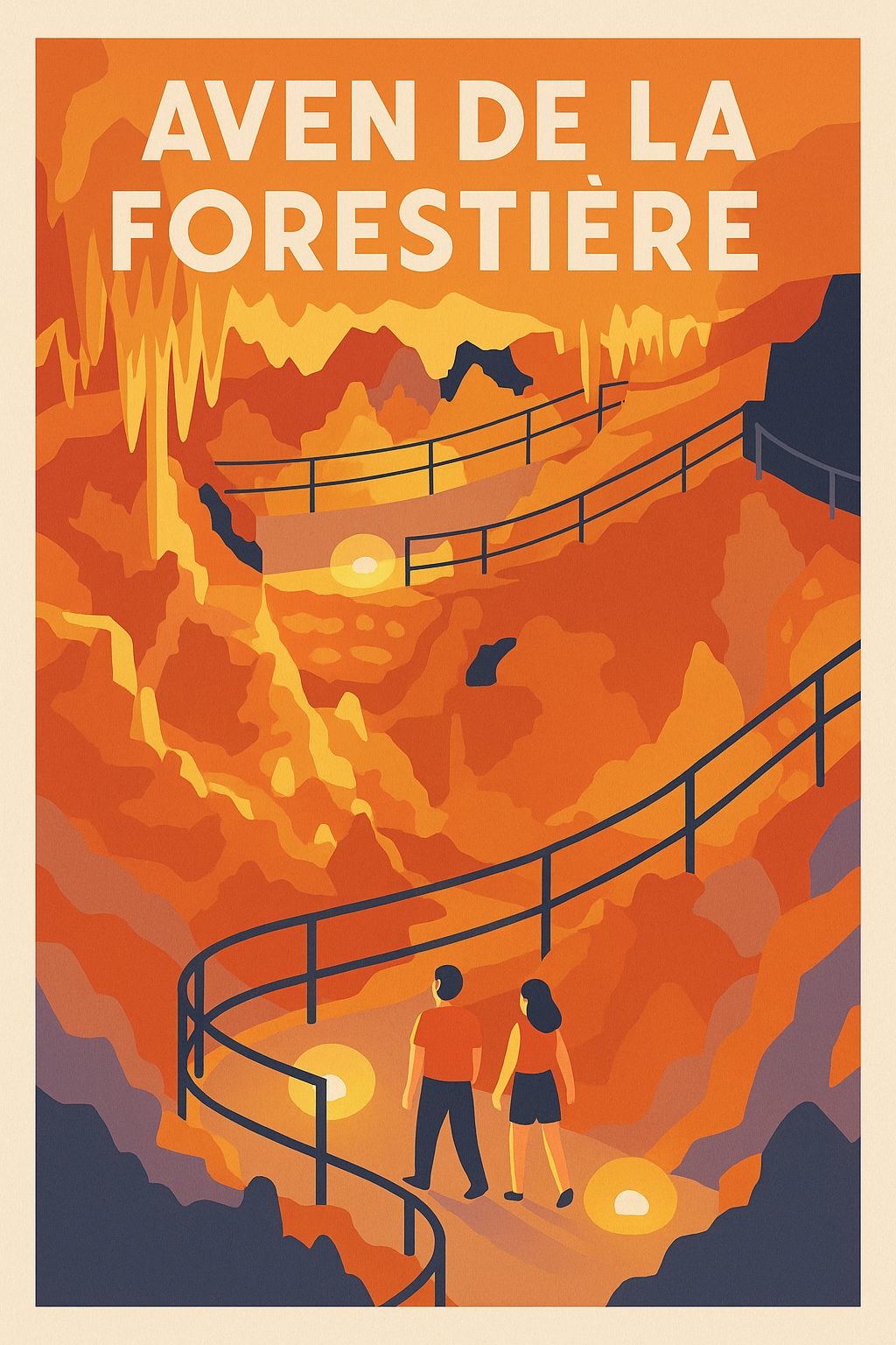Affiche de Aven de la Forestière - Plongez au cœur des profondeurs de l'Ardèche