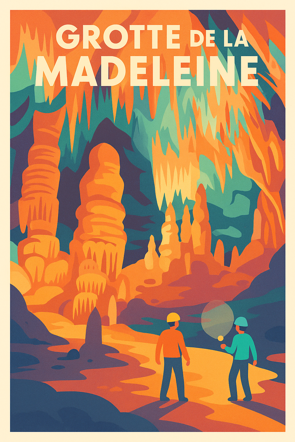 Affiche de Grotte de la Madeleine - Voyage au cœur des merveilles souterraines