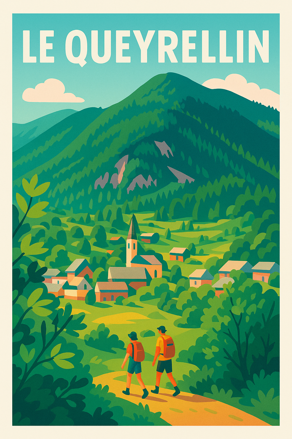 Affiche de Le Queyrellin - L'évasion au cœur des sommets