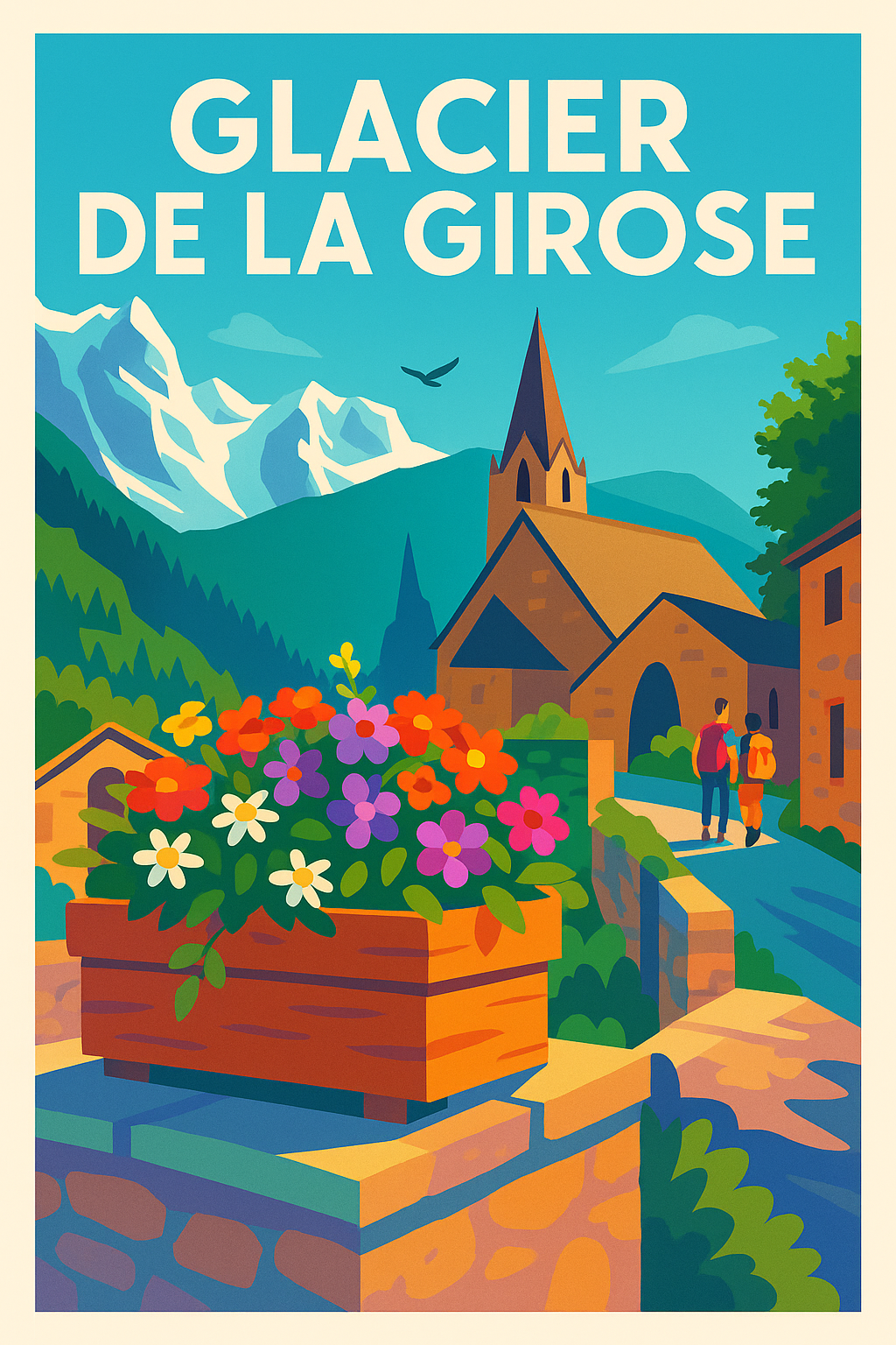 Affiche de Glacier de la Girose - L'éclat des sommets alpins chez vous