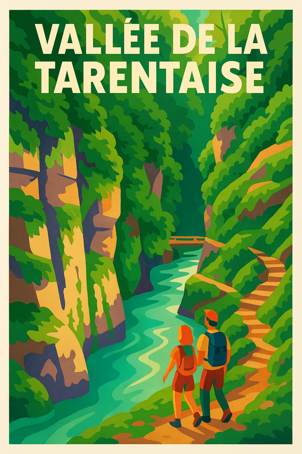 Affiche de Vallée de la Tarentaise - Évasion sauvage au cœur des Alpes