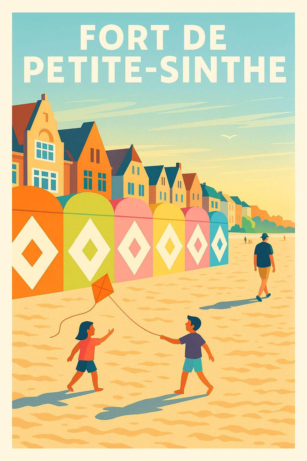 Affiche de Fort de Petite-Sinthe - L'esprit du littoral et la douceur des dunes