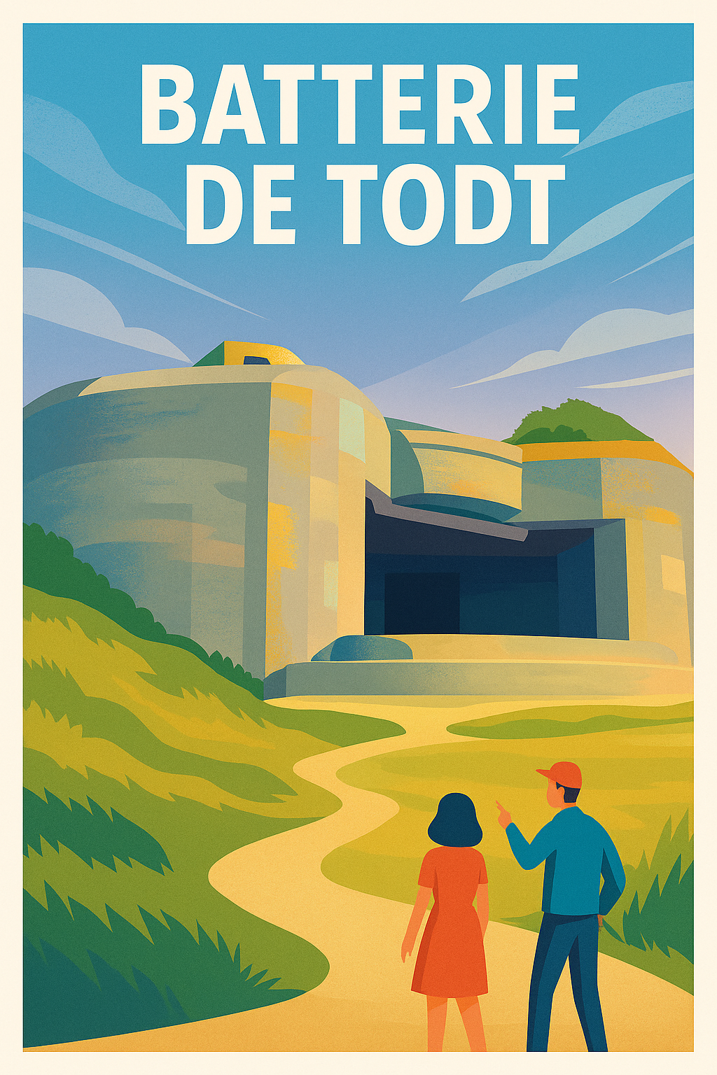Affiche de Batterie de Todt - Un vestige historique sur la Côte d'Opale