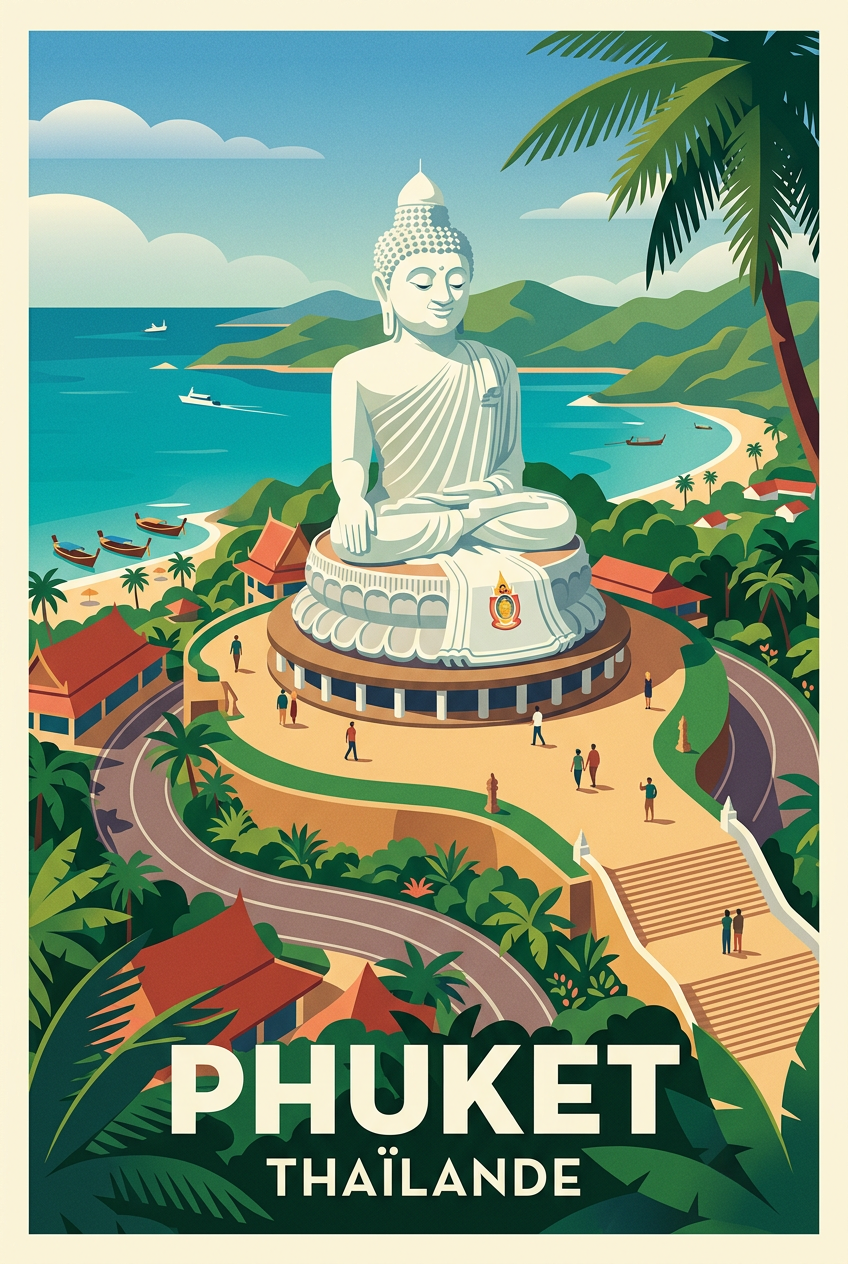 Affiche de Phuket, poster Thaïlande | Afich