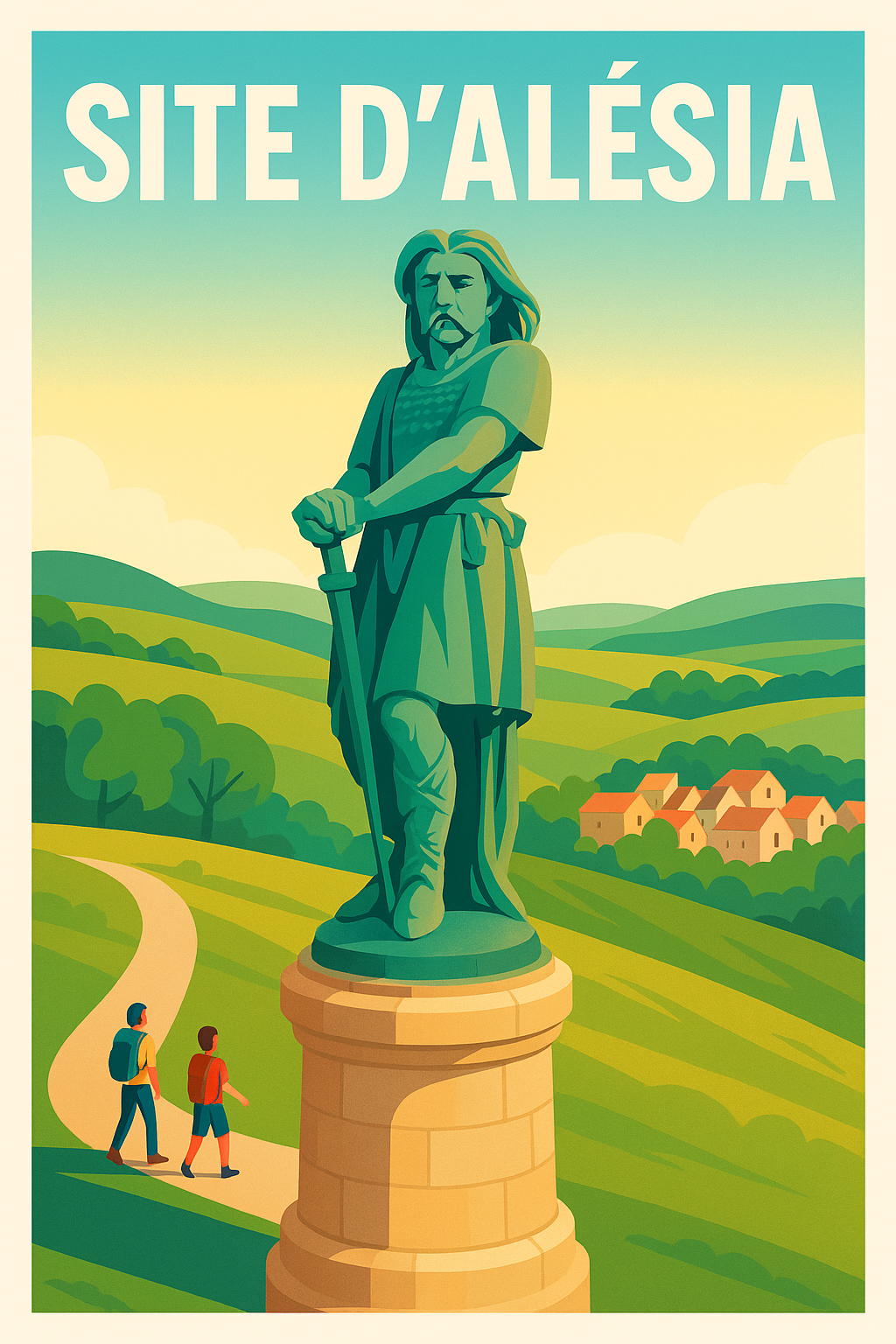 Affiche de Site d'Alésia - Sur les traces de Vercingétorix