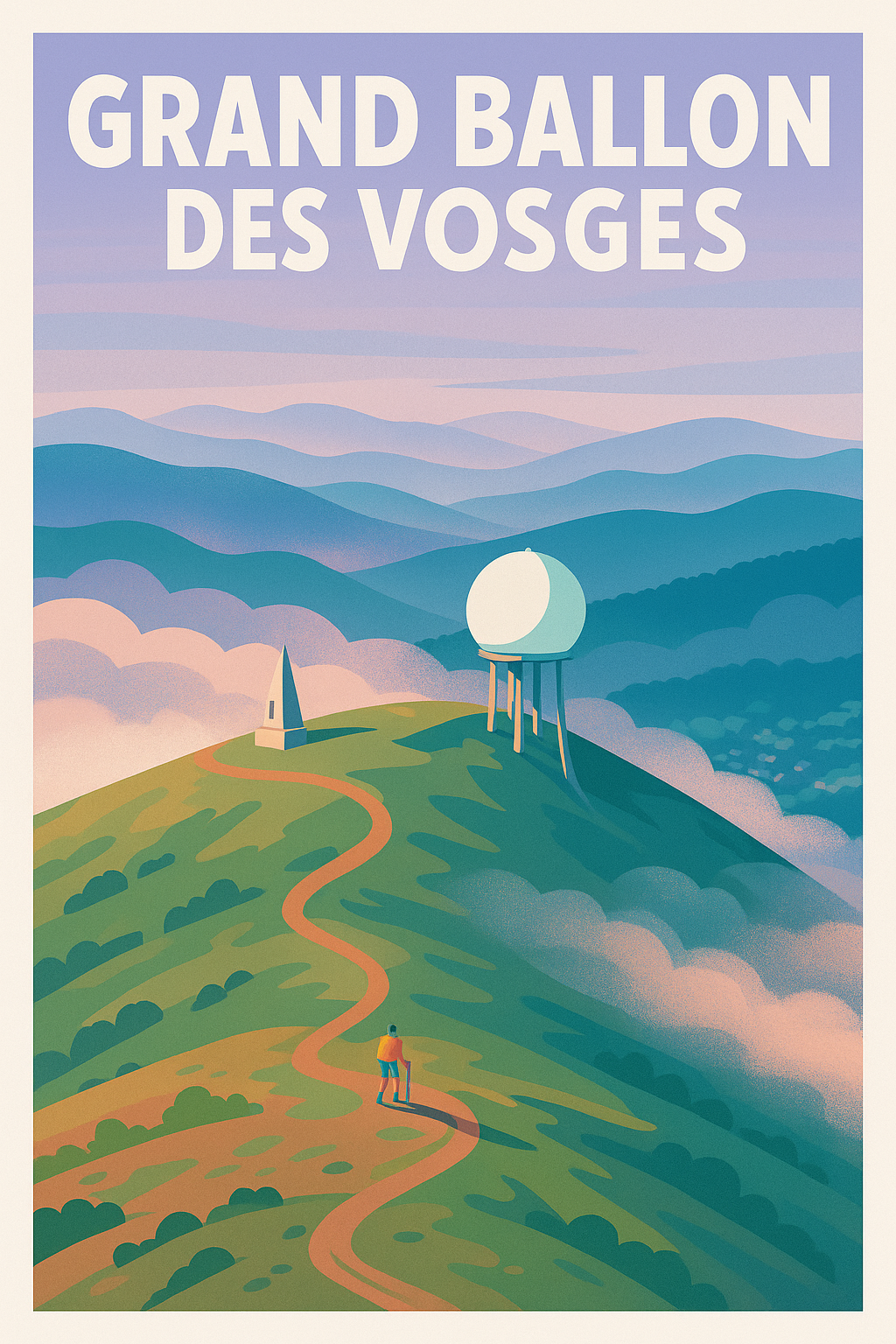 Affiche de Grand Ballon des Vosges - L'évasion au sommet des crêtes