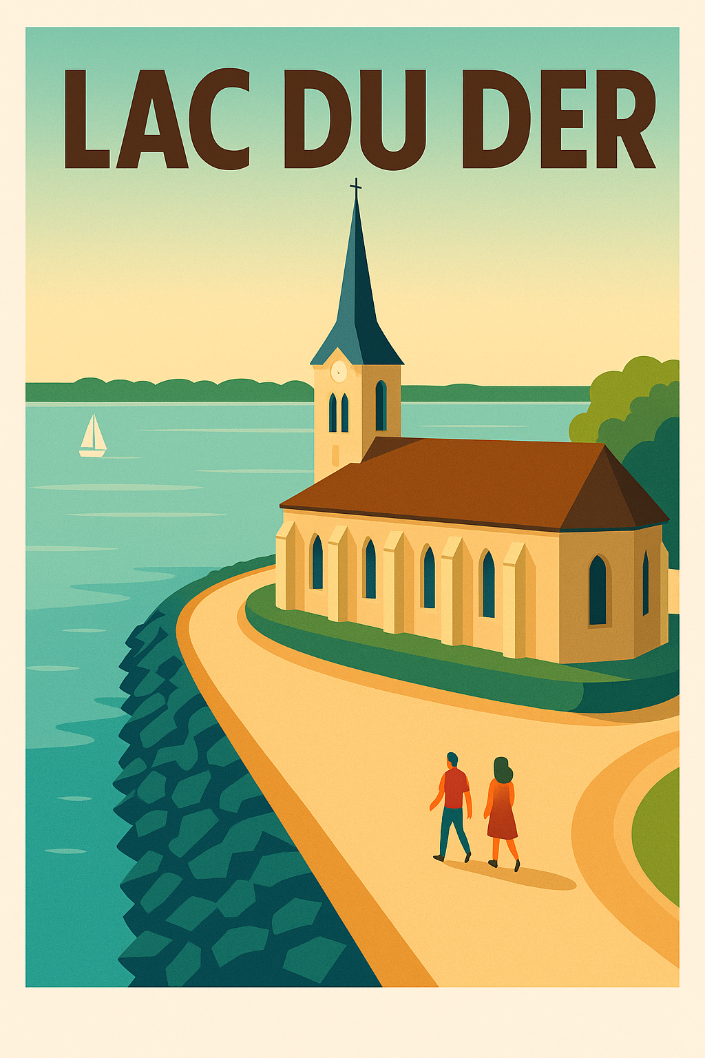 Affiche de Lac du Der - Évasion sereine au bord de l'eau