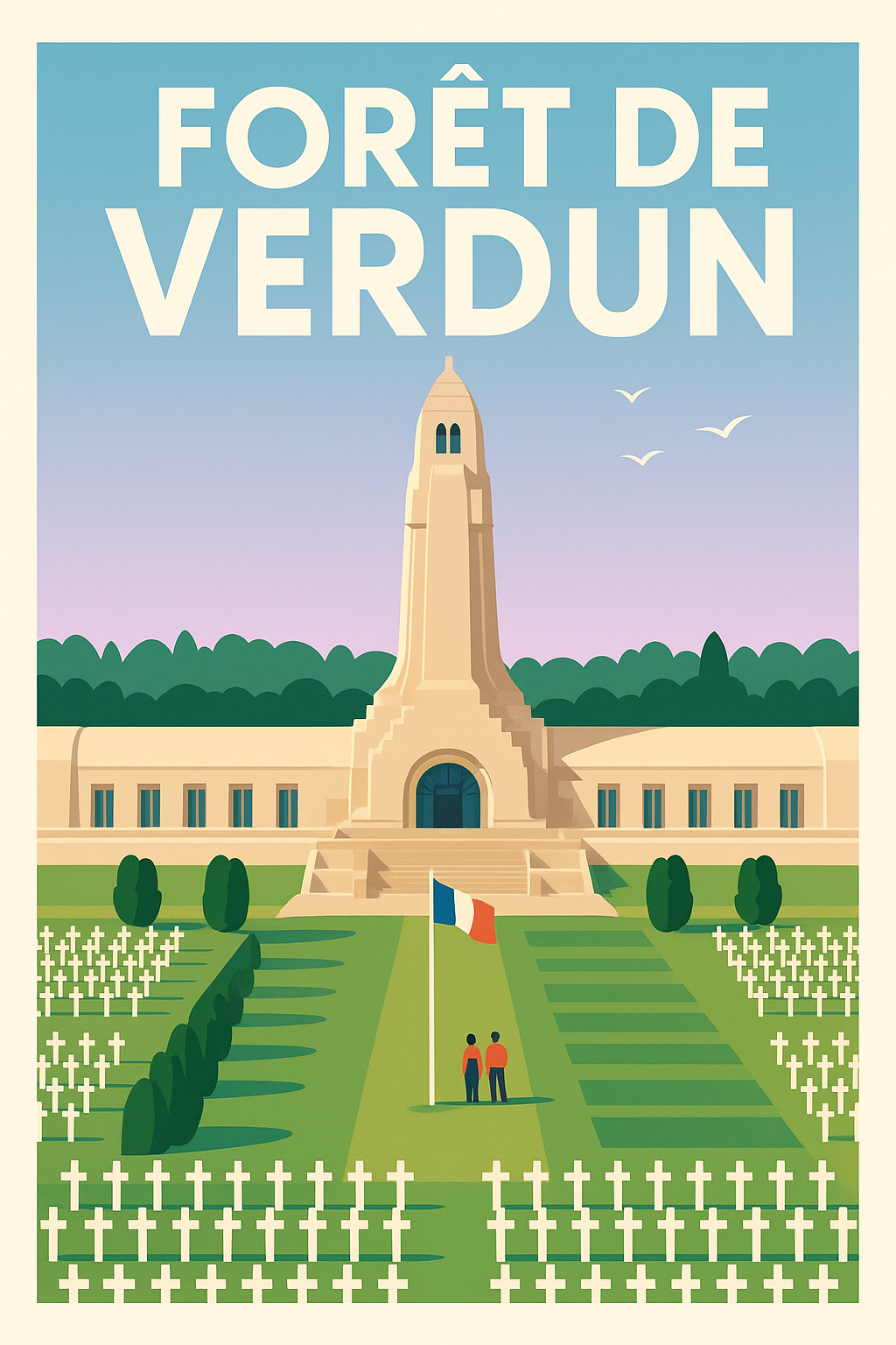 Affiche de Forêt de Verdun - Un hommage historique au cœur de la nature