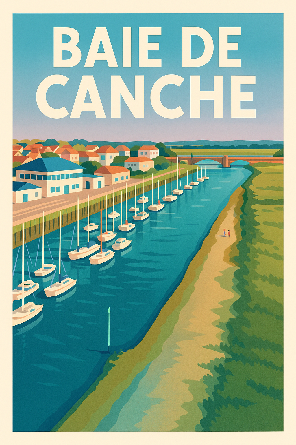 Affiche de Baie de Canche - L'élégance sauvage de la Côte d'Opale