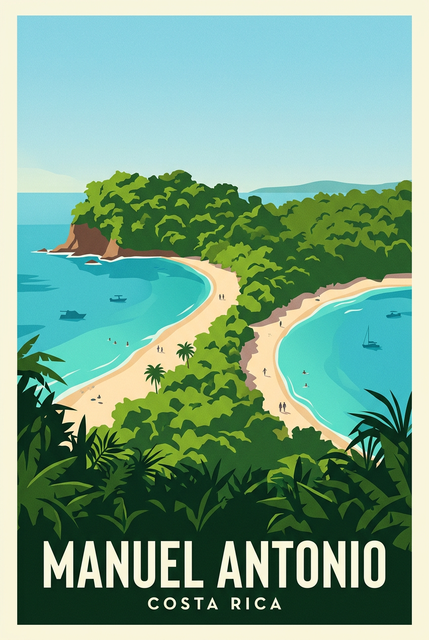 Affiche Manuel Antonio, Costa Rica | Afich