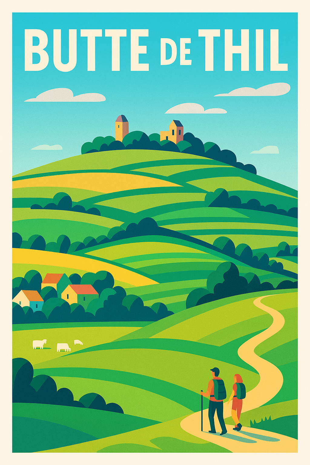 Affiche de Butte de Thil - L'éclat éternel de la Côte-d'Or