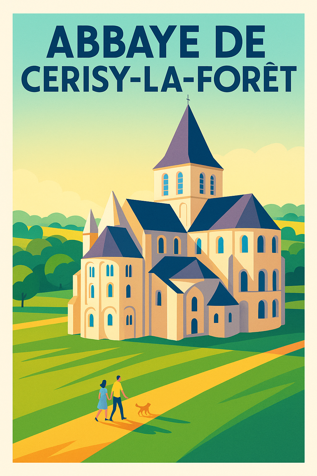 Affiche de Abbaye de Cerisy-la-Forêt - L'élégance du patrimoine normand