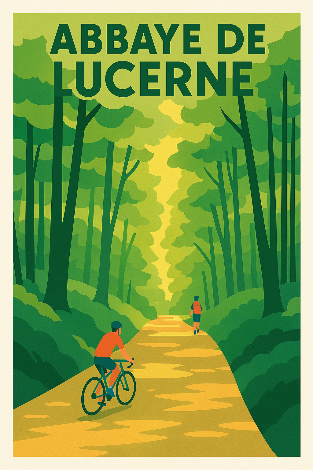 Affiche de Abbaye de La Lucerne - Échappée belle au cœur de la forêt normande